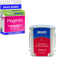 Compatible HP 82 Magenta High Capacity Ink Cartridge (C4912A)