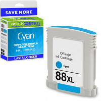 Compatible HP 88XL Cyan High Capacity Ink Cartridge (C9391AE)