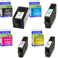 Premium Remanufactured HP 907XL / 903XL CMYK Multipack Ink Cartridges (T6M19AE / 1CC20AE)