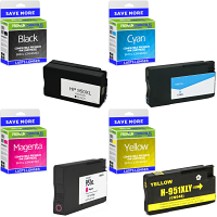 Compatible HP 950XL / 951XL CMYK Multipack High Capacity Ink Cartridges (C2P43AE)