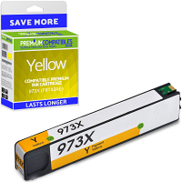 Premium Remanufactured HP 973X Yellow High Capacity Ink Cartridge (F6T83AE)