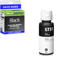 Compatible HP GT51 Black High Capacity Ink Bottle (M0H57AE 100ml)