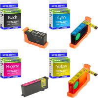 Compatible Lexmark 108XL CMYK Multipack High Capacity Ink Cartridges (14N0476E/ 14N0477E/ 14N0478E/ 14N0479E)