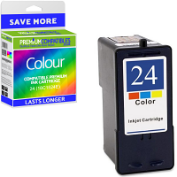 Premium Remanufactured Lexmark 24 Colour Ink Cartridge (18C1524E)