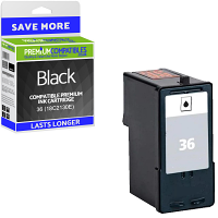 Compatible Lexmark 36 Black Ink Cartridge (18C2130E)