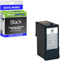Premium Remanufactured Lexmark 42 Black Ink Cartridge (018Y0342E)