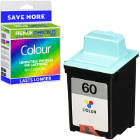 Premium Remanufactured Lexmark 60 Colour Ink Cartridge (17G0060)