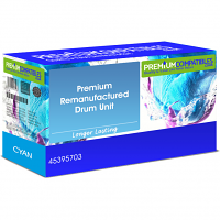 Premium Remanufactured OKI 45395703 Cyan Image Drum Unit (45395703)