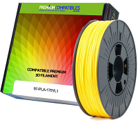 Compatible PLA 1.75mm Yellow 1kg 3D Filament (97-PLA-175YL1)