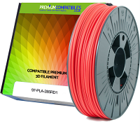 Compatible PLA 2.85mm Red 1kg 3D Filament (97-PLA-285RD1)