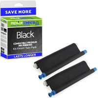 Compatible Panasonic KX-FA54X Black Twin Pack Ink Film Ribbons (KX-FA54X)
