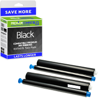 Compatible Panasonic KXFA57E Black Twin Pack Thermal Ink Film Ribbon (KXFA57E / KX-FA93)