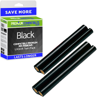 Compatible Sharp UX3CR Black Twin Pack Ink Film Thermal Ribbons (UX3CR)