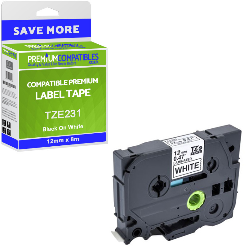 Compatible Brother TZE231 Label Tape