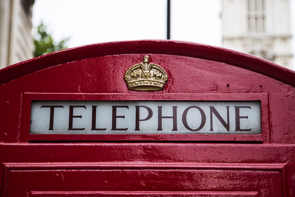 Iconic London Red Telephone Box